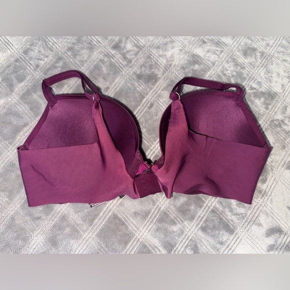 Victoria Secret push up bra 38C burgundy color - Picture 6 of 8